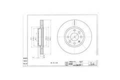 Тормозной диск для OPEL CORSA C Фургон (X01) 1.7 DI 16V 2000-, код двигателя Y17DTL, V см3 1686, кВт 48, л.с. 65, Дизель, Delphi BG3569