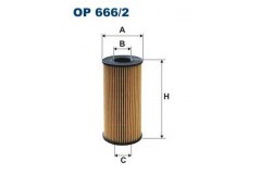 Фильтр масляный OE666 для OPEL VIVARO Combi (X82) 1.6 CDTI 2014-, код двигателя R9M408, V см3 1598, кВт 66, л.с. 90, Дизель, Filtron OE6662