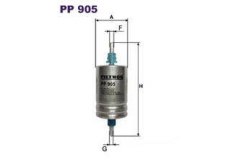 Фильтр топливный PP905 для OPEL SPEEDSTER (E01) 2.2 2000-, код двигателя Z22SE, V см3 2198, КВт108, Л.с.147, бензин, Filtron PP905