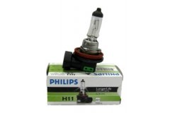 Лампа H11 (55W) PGJ19-2 Long Life EcoVision 12V 12362LLECO C1 36194044 для OPEL AGILA (B) (H08) 1.0 2008-, код двигателя K10B, V см3 996, кВт 48, л.с. 65, бензин, Philips 12362LLECOC1